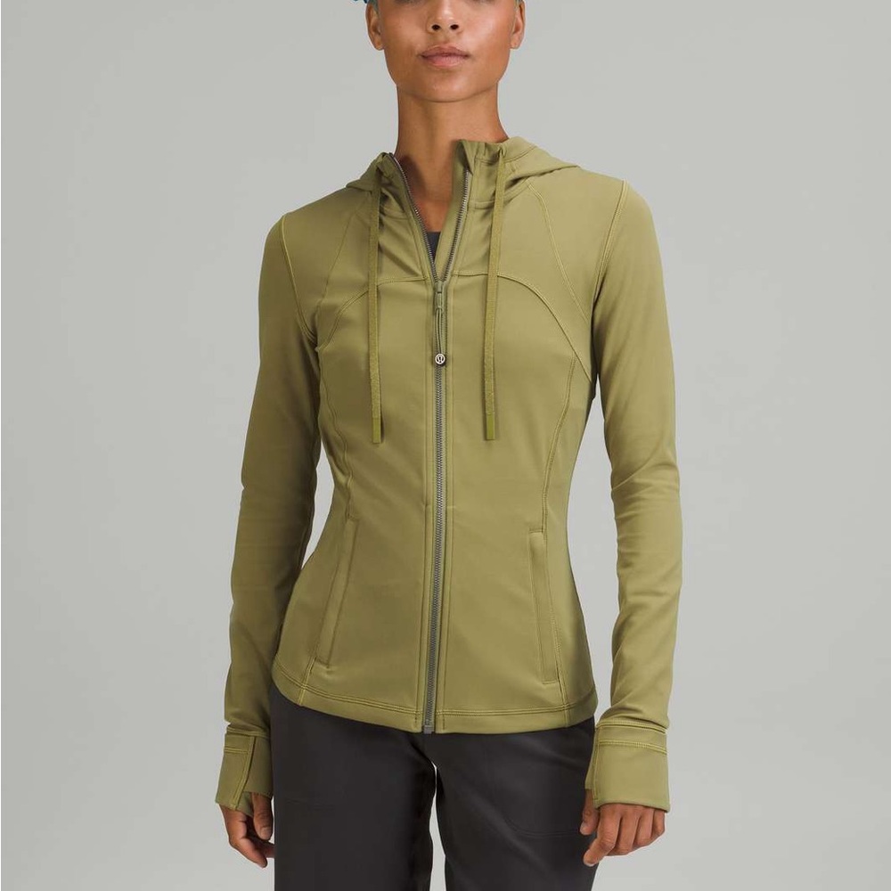 Hooded Define Jacket in Bronze Green! NWOT